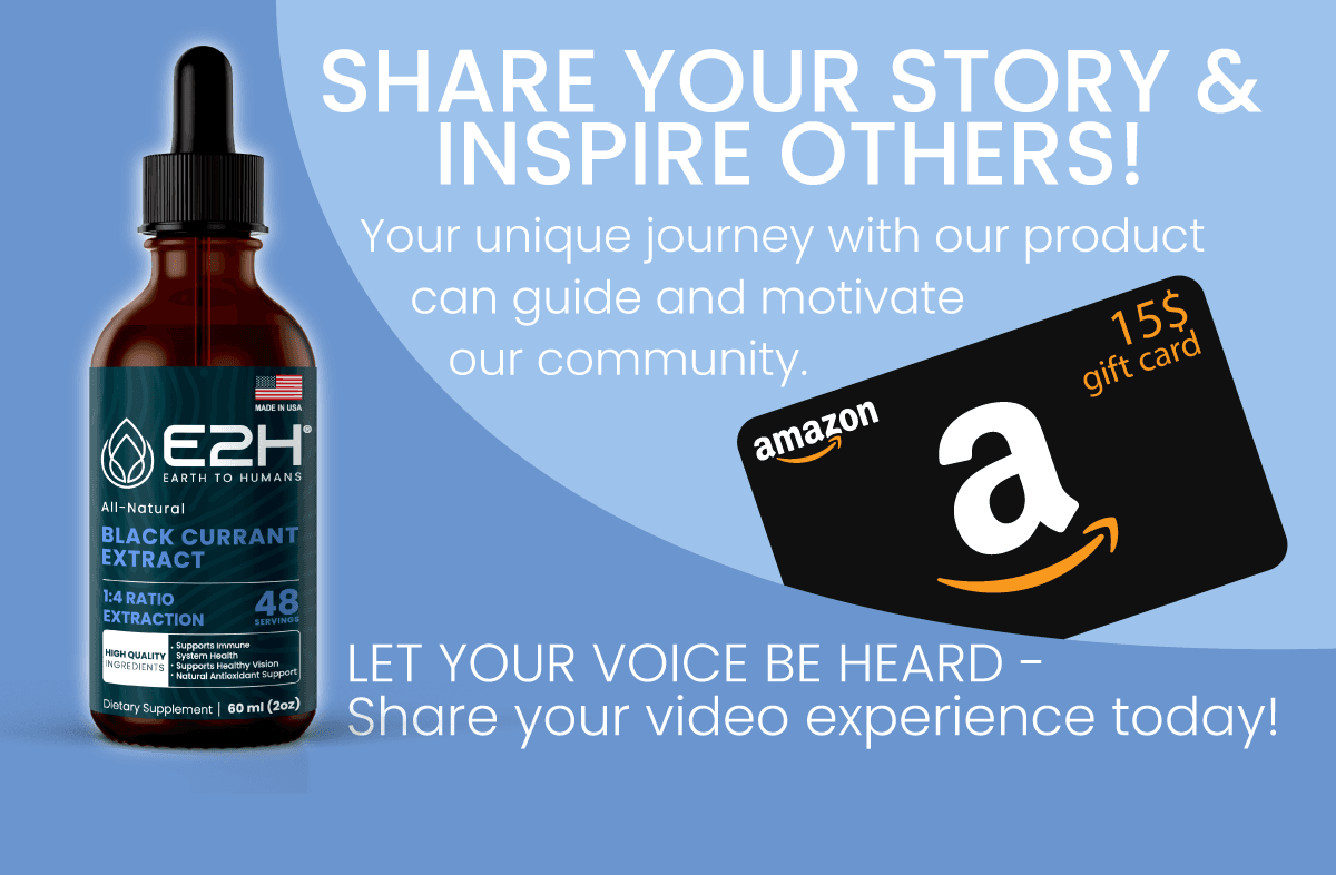 Image of E2H Earth to Humans - 13 - Black Currant Extract - Video Image of E2H Earth to Humans - 13 - Black Currant Extract - Video